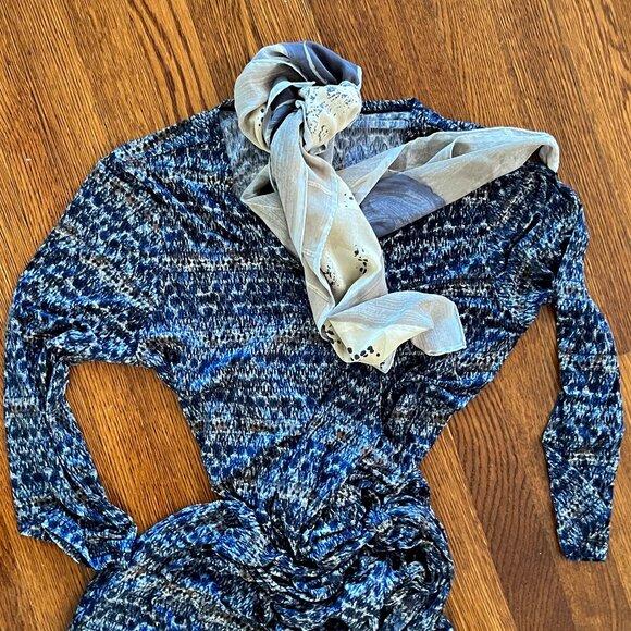 Drapey Soft Wrap Dress - XL - Kulayan - USA Brand Made in the Philippines - EUC - Picture 5 of 9